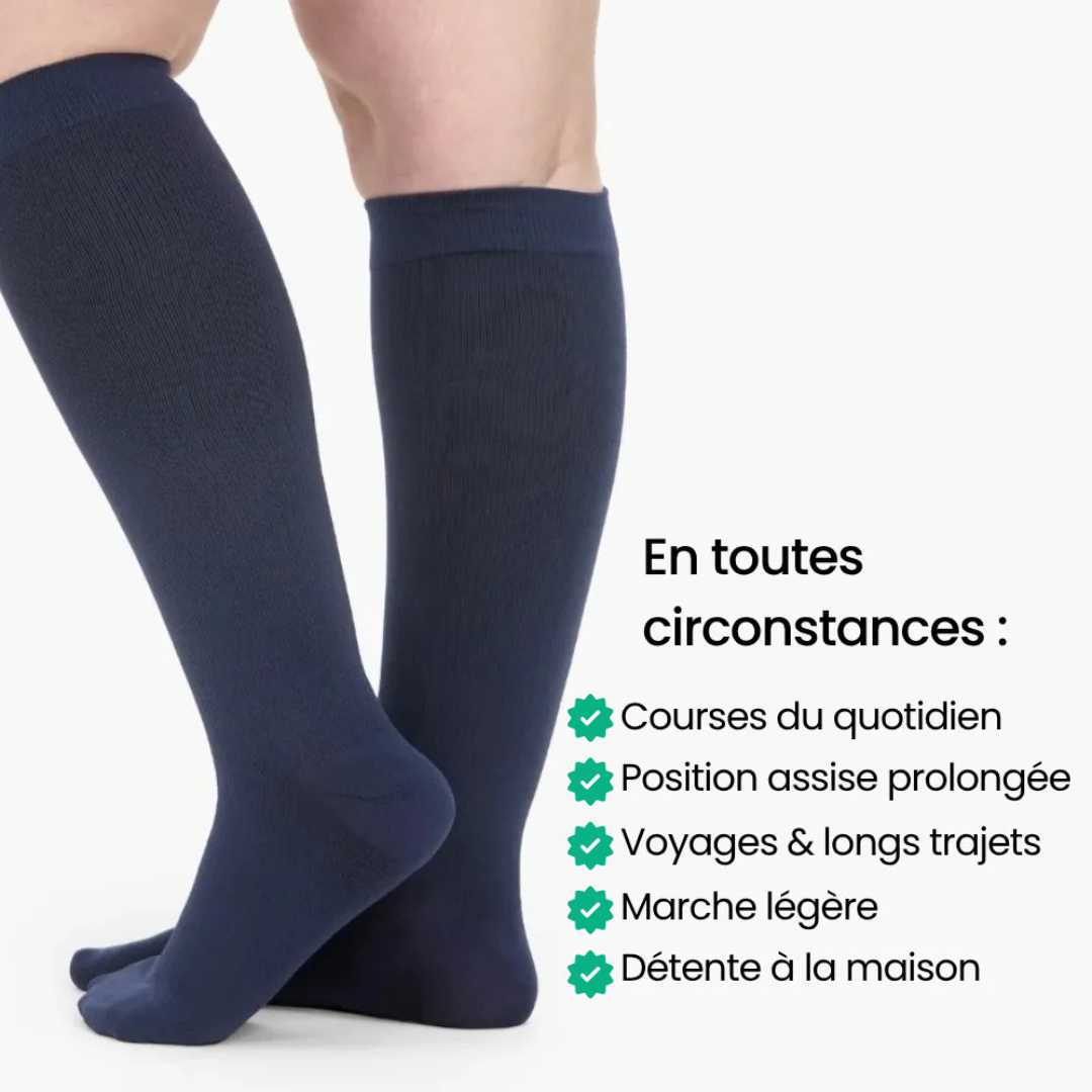 Chaussettes de compression bien-être