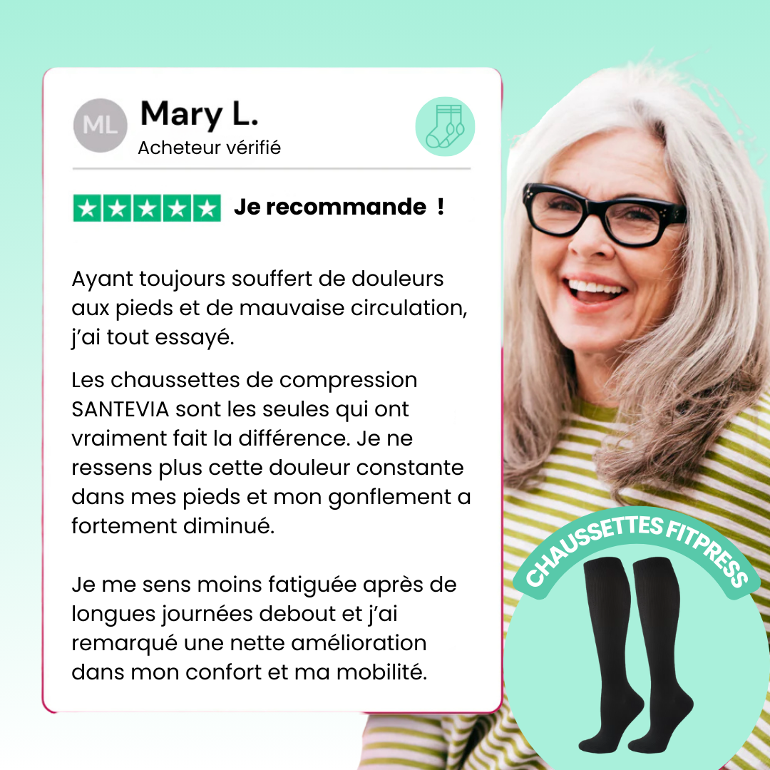 Chaussettes de compression pieds ouverts