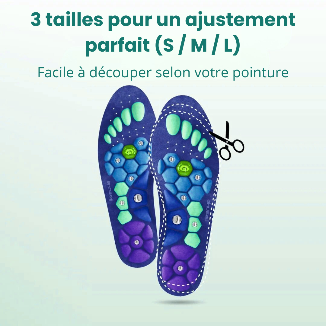 Semelles Magnétiques d'acupression