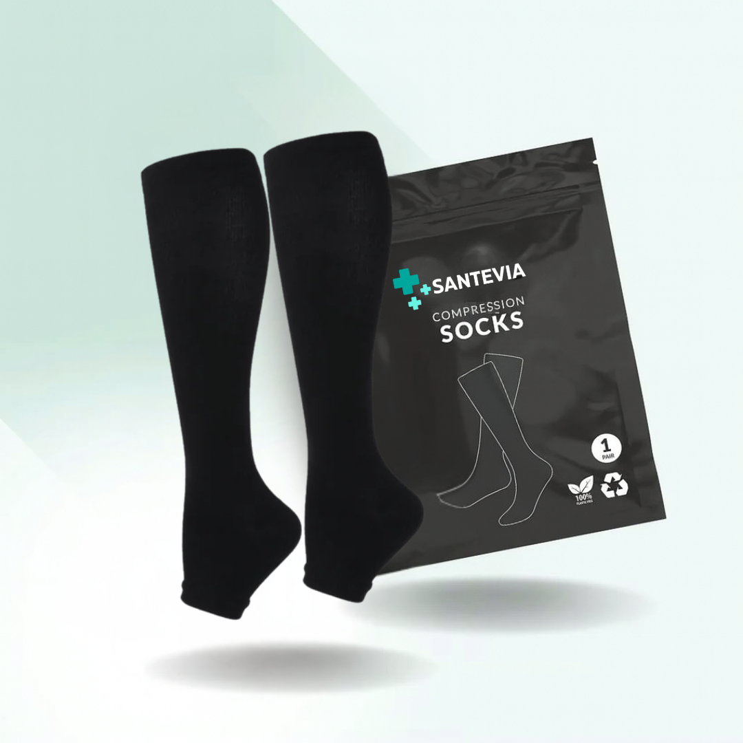 Chaussettes de compression pieds ouverts