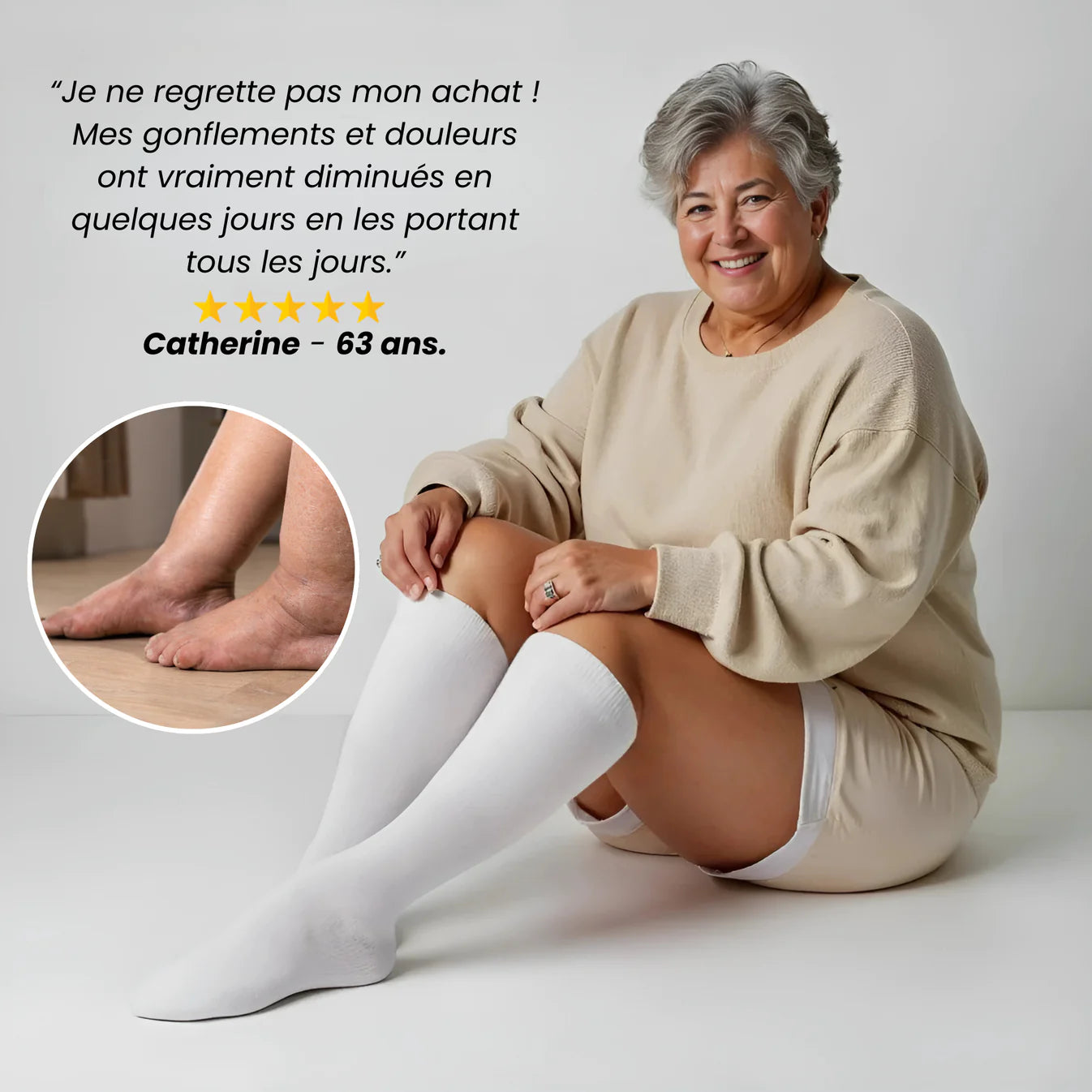 Chaussettes de compression bien-être