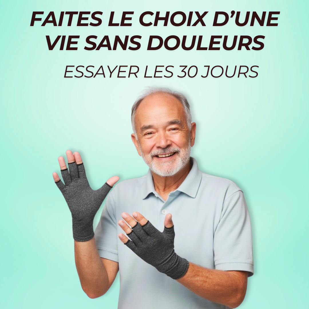 Gants de compression anti-douleurs