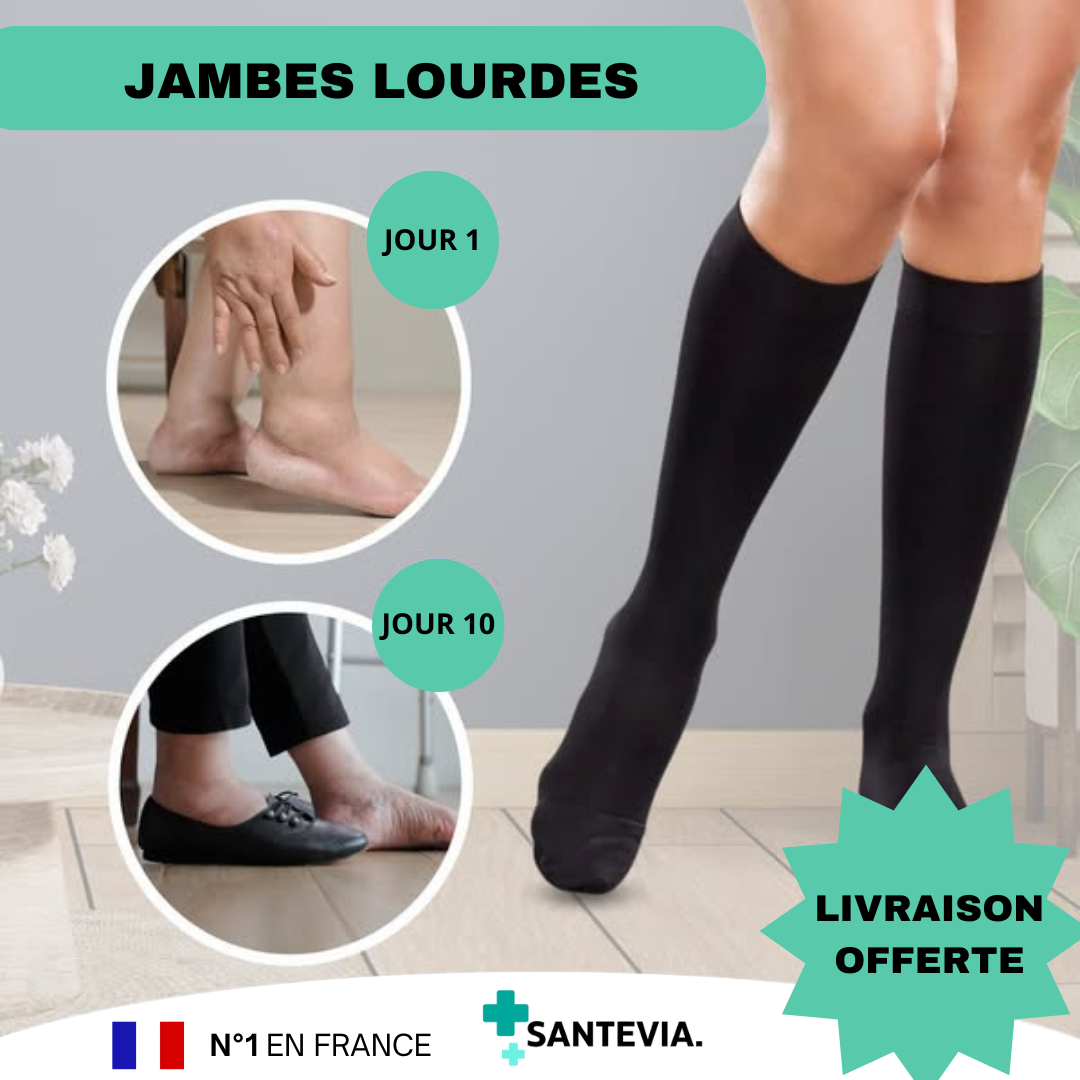 FitPress™ - Améliore la circulation et soulage les jambes lourdes.