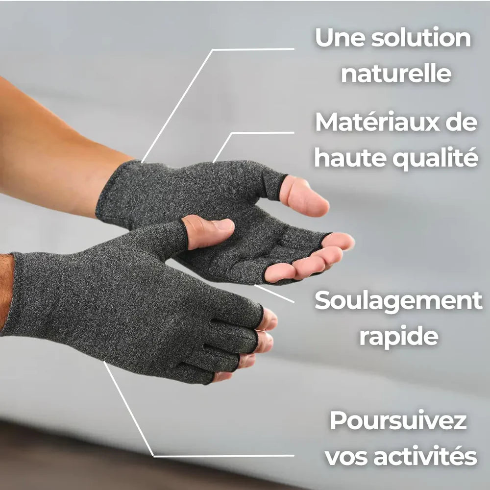 Gants de compression anti-douleurs